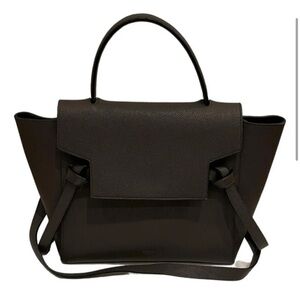 Celine Gray micro belt Leather Crossbody